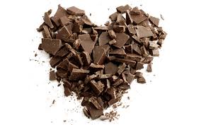 corazón chocolate