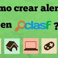 Cómo crearse alertas en Clasf