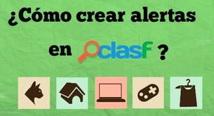 Cómo crearse alertas en Clasf